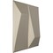 Ekena Millwork 11 7/8in. W x 11 7/8in. H Locke EnduraWall Decorative 3D Wall Panel Covers 0.98 Sq. Ft. WP12X12LOCSV - alternate 3